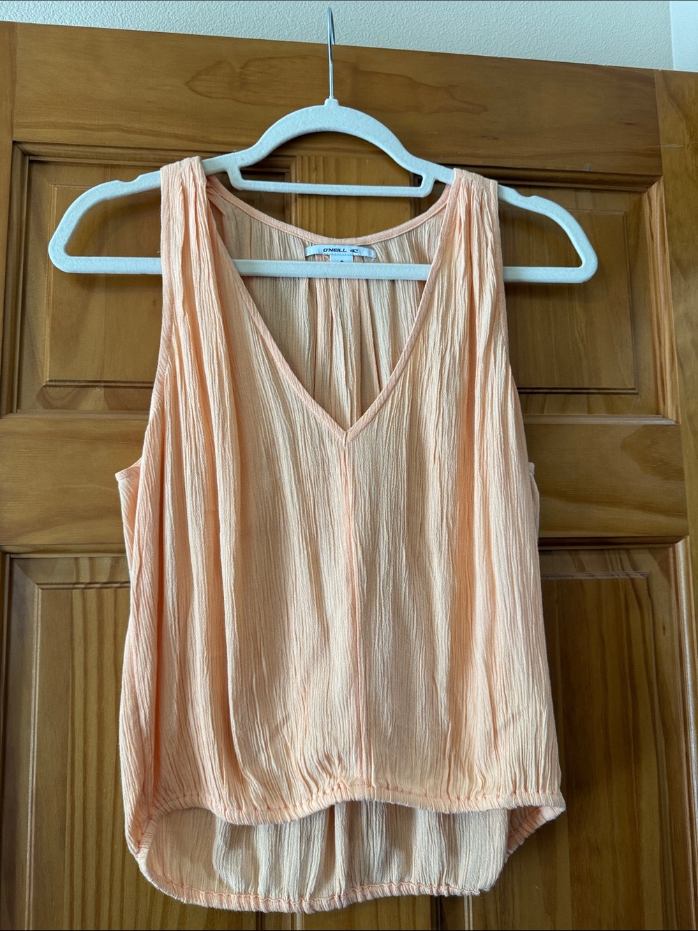 O'Neill Light Peach V-Neck Sleeveless Camisole